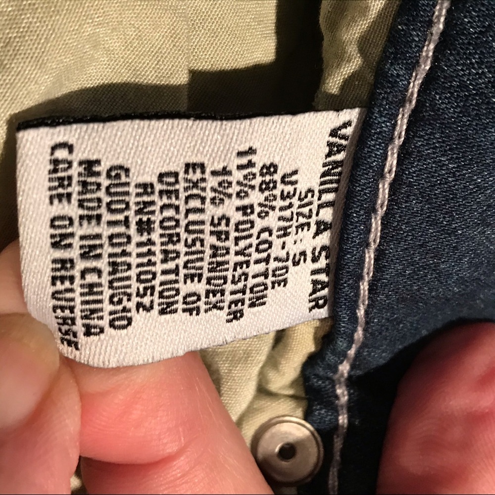 Vanilla Star Blue Jeans Shorts - Picture 7 of 9